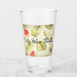 Nur positive Gedanken Glas