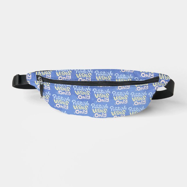 Nur positive Vibes Bauchtasche (Vorderseite)