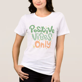 Nur positive Vibes Damen T-Shirt Tri-Blend Shirt