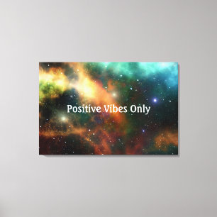 Nur positive Vibes Leinwanddruck