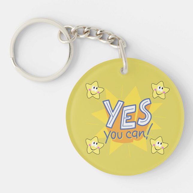 Nur positive Vibes Schlüsselanhänger (Vorderseite)