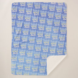 Nur positive Vibes Sherpadecke