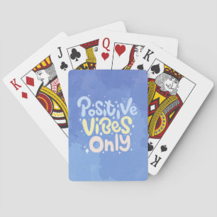 Nur positive Vibes Spielkarten