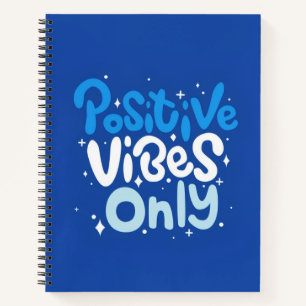Nur positive Vibes Spiralblock Notizbuch