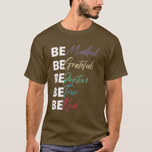 Nur positive Vibes T-Shirt (Vorderseite)