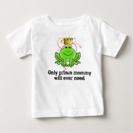 Nur Prinzessin Mommy wird jemals eine Babyaufliege Baby T-shirt