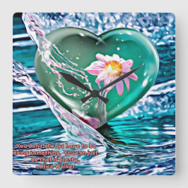 Nur Quadratische Wanduhr