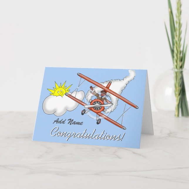 Nur qualifizierte Happy Pilot Card Karte (Vorderseite)