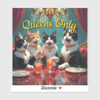 Nur Queens! Aufkleber