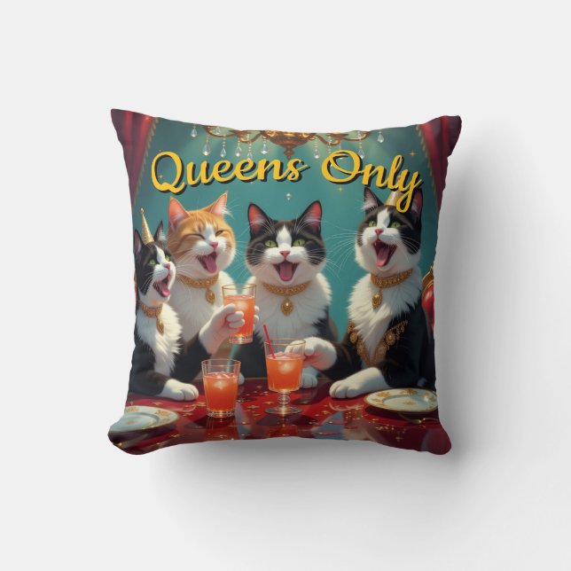 Nur Queens! Kissen (Vorderseite)