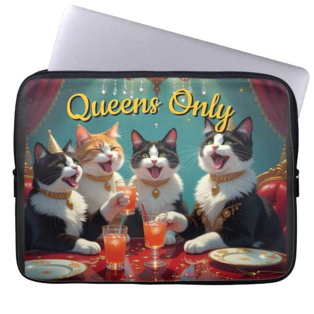 Nur Queens! Laptopschutzhülle (Vorderseite)