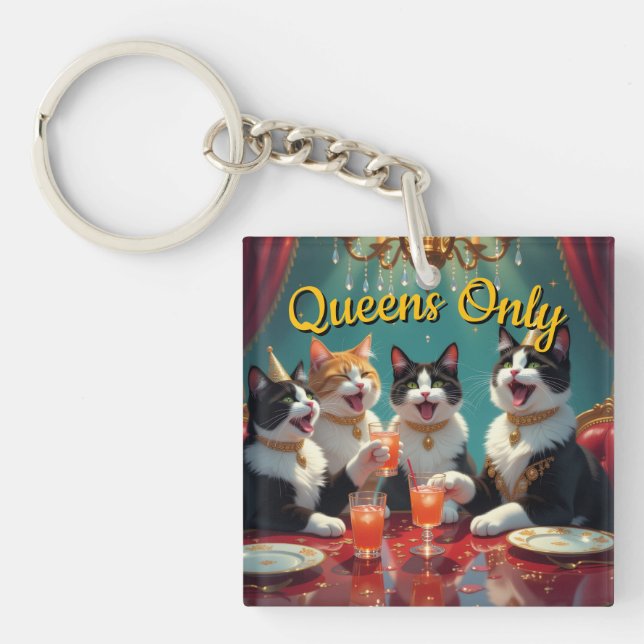 Nur Queens! Schlüsselanhänger (Vorderseite)
