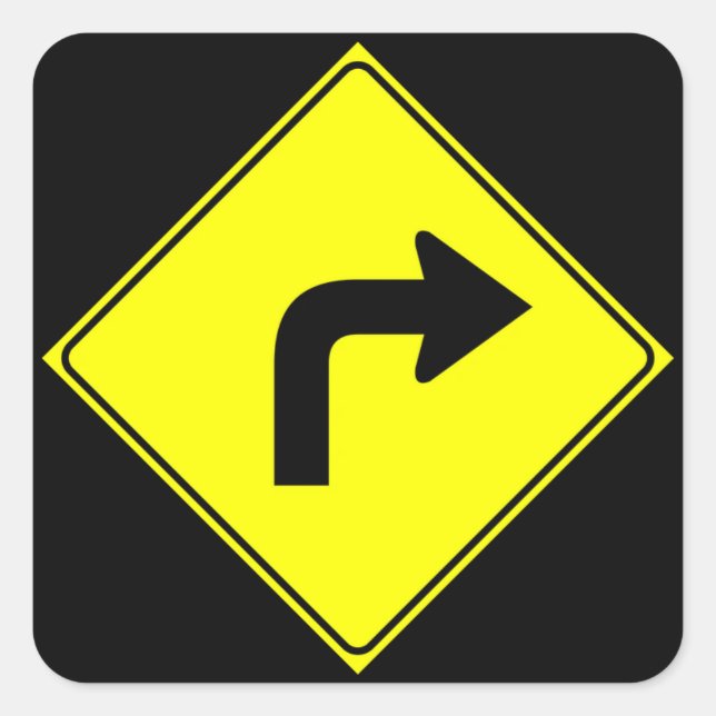 Nur rechts quadratischer aufkleber (Vorderseite)