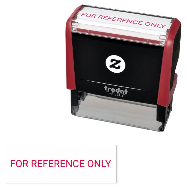 Nur Referenztechnik Permastempel (Beispiel)