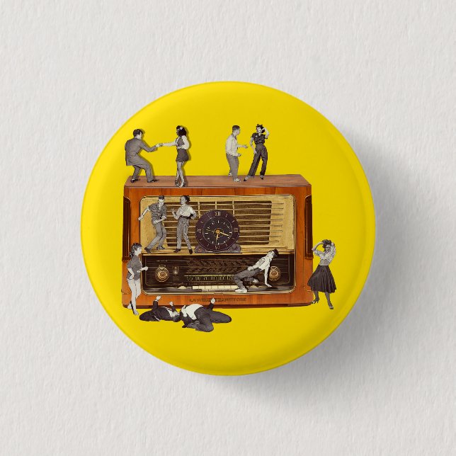Nur Rock & Roll Button (Vorderseite)