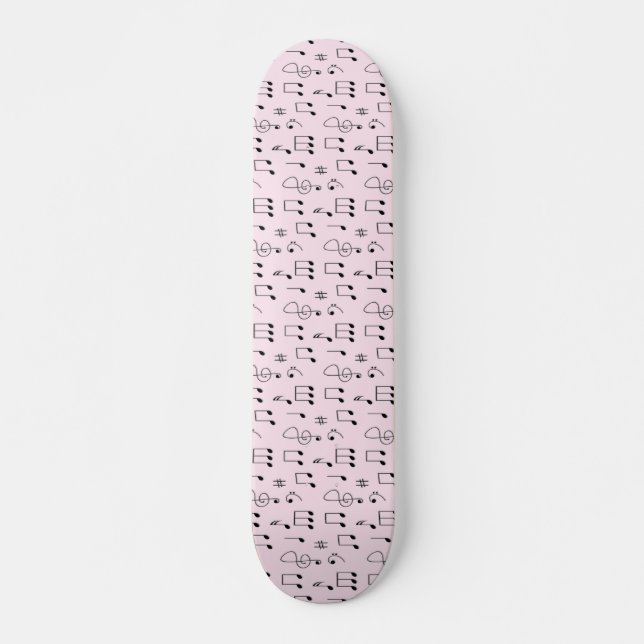 Nur Rosa notiert Skateboard (Vorne)