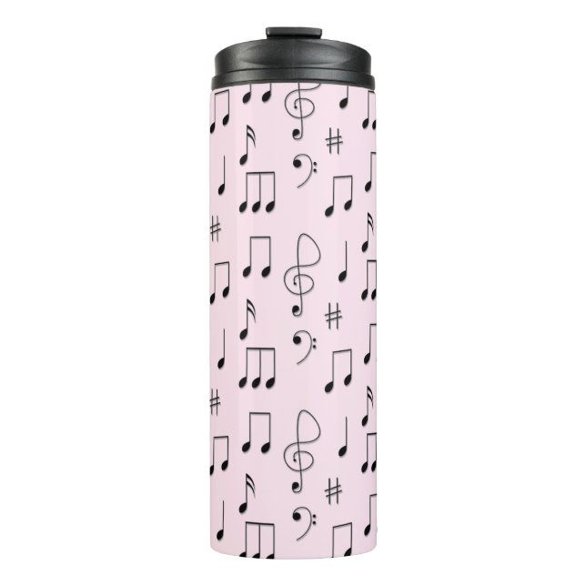Nur Rosa notiert Thermosbecher (Vorderseite)