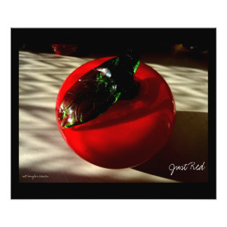 Nur rot fotodruck
