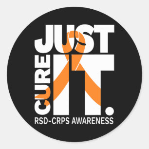 Nur Rsd Crps Aufklärungs-Band Weißer Text Runder Aufkleber