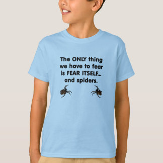 Nur Sache, die wir befürchten müssen, ist Furcht T-Shirt
