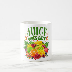 Nur saftige Vibes: Frisches Obst & gesundes Leben Kaffeetasse