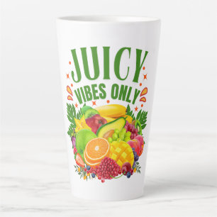 Nur Saftige Vibes: Frisches Obst & Gesundes Leben Milchtasse