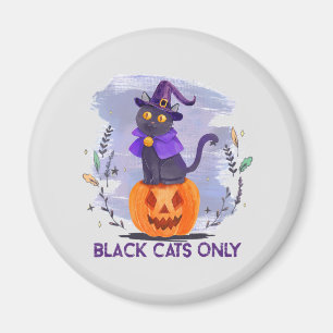 Nur schwarze Katze Magnet