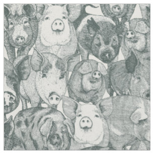 nur Schweine Balsam halb Perle Stoff