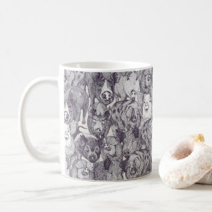 nur Schweine Mulberry stark weiß Kaffeetasse