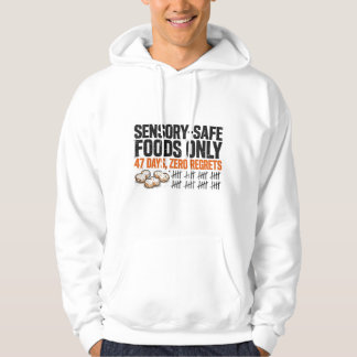Nur sensorisch sichere Lebensmittel Lustiger ADHD Hoodie