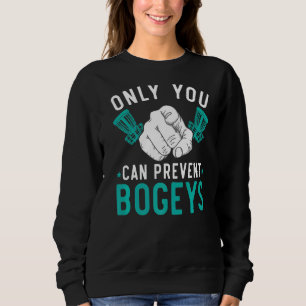 Nur Sie können Bogeys Treejection Disk Golf verhin Sweatshirt