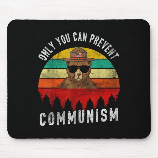 Nur Sie können den Kommunismus der russischen Bäre Mousepad (Vorne)