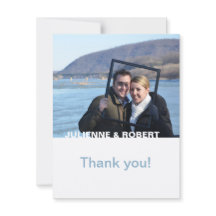 Nur Sie | Moderne Foto Wedding Vielen Dank