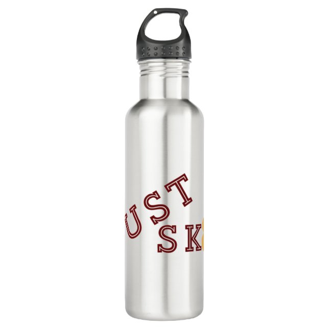 Nur Sk8 Tasse Edelstahlflasche (Vorderseite)