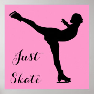 Nur Skate Ice Skater Poster
