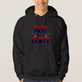 Nur Skate Skateboard Red Blue Skateboarder Hoodie