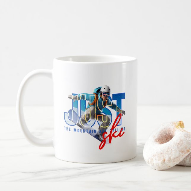 Nur Ski | 11# Klassische Tasse (Mit Donut)
