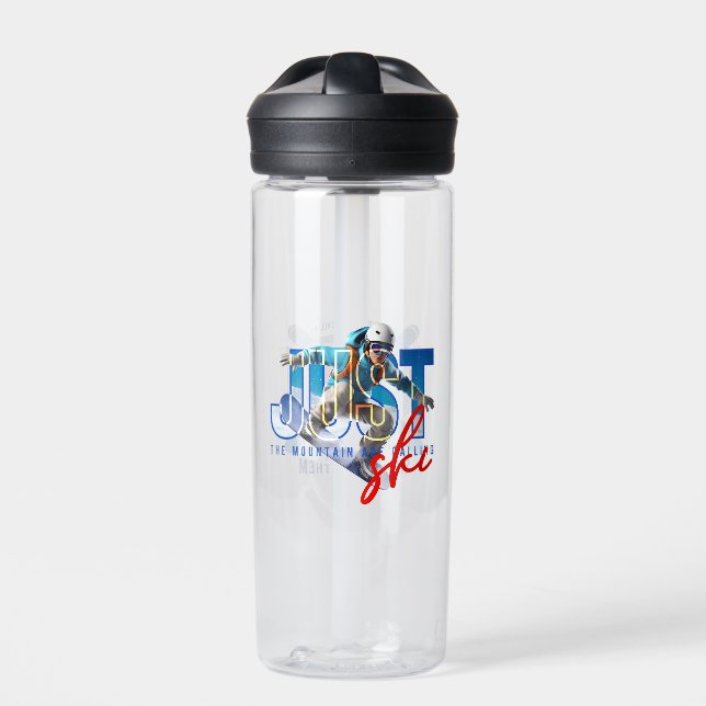Nur Ski | 590ml Trinkflasche (Vorderseite)