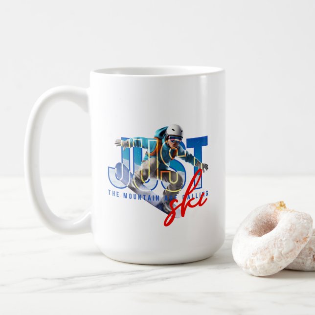 Nur Ski | Klassische Tasse #15 (Mit Donut)