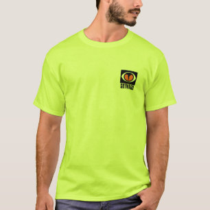 Nur SKYWARN SICHERHEITS-GRÜN T-Shirt Fronten-Logo