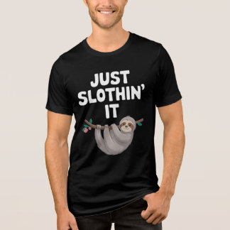 Nur Slothin" Tri-Blend Shirt