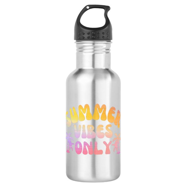 NUR SOMMERVIBEN EDELSTAHLFLASCHE (Vorderseite)