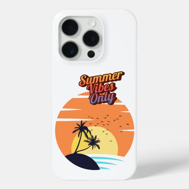Nur Sommervibes. Case-Mate iPhone Hülle (Rückseite)