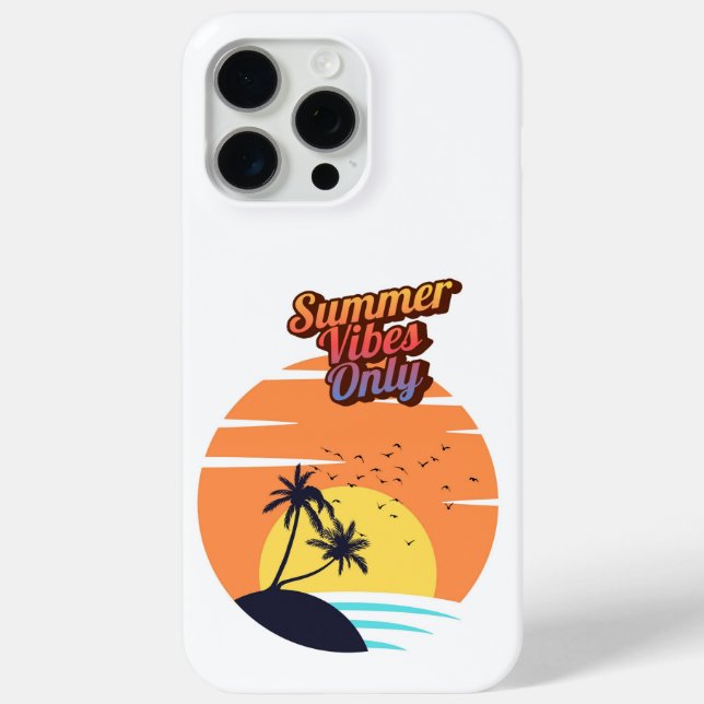 Nur Sommervibes. Case-Mate iPhone Hülle (Rückseite)