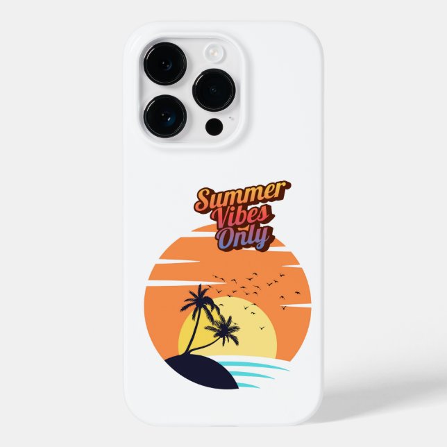 Nur Sommervibes. Case-Mate iPhone Hülle (Rückseite)