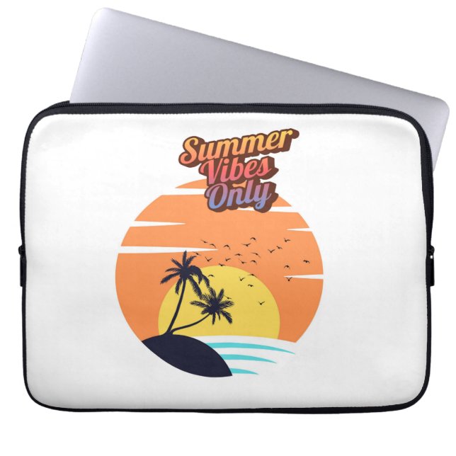 Nur Sommervibes. Laptopschutzhülle (Vorderseite)