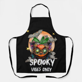 Nur Spooky Vibes, Creepy Pumpkin Schürze