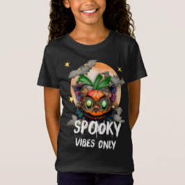 Nur Spooky Vibes, Halloween Pumpkin T-Shirt