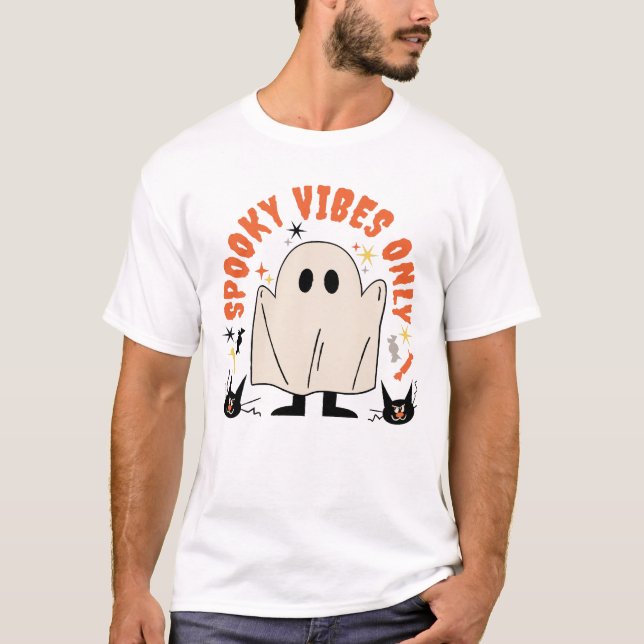 Nur Spooky Vibes T-Shirt (Vorderseite)