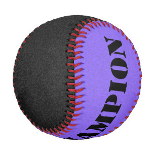 Nur Spritzer Farbe: schwarz & lila Baseball